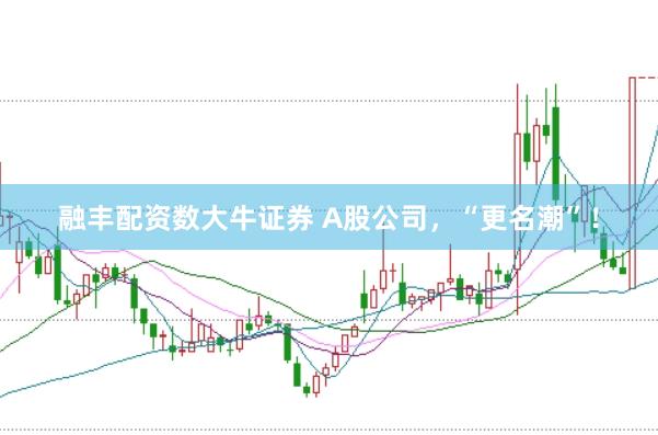 融丰配资数大牛证券 A股公司，“更名潮”！