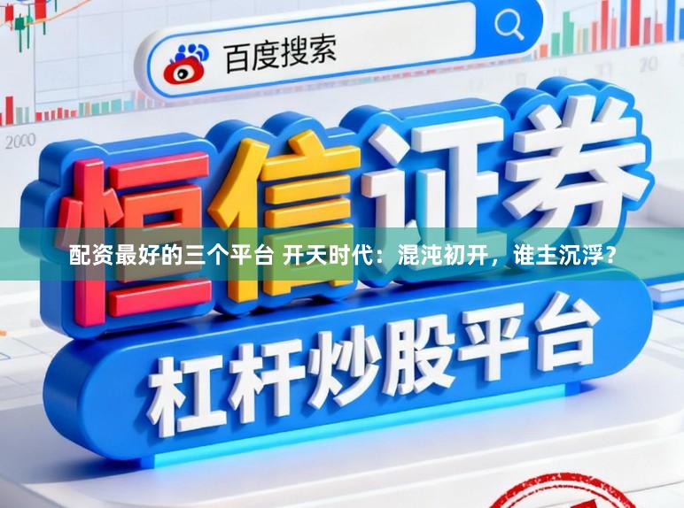 配资最好的三个平台 开天时代：混沌初开，谁主沉浮？
