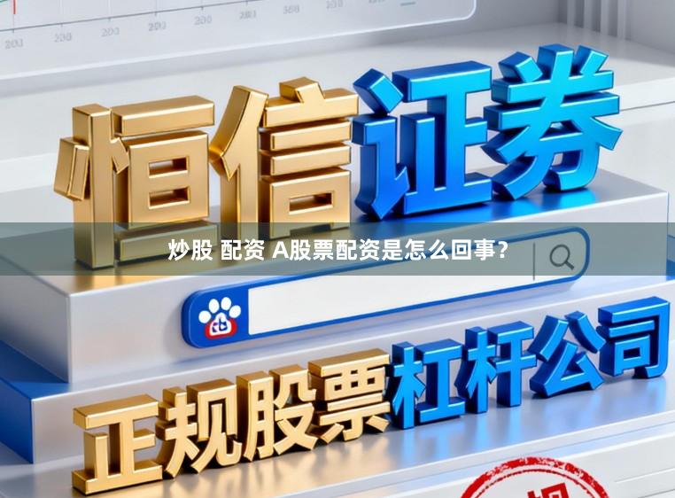 炒股 配资 A股票配资是怎么回事？